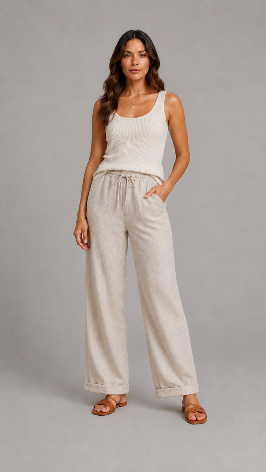 Basic Linen | Pantalon en Lin