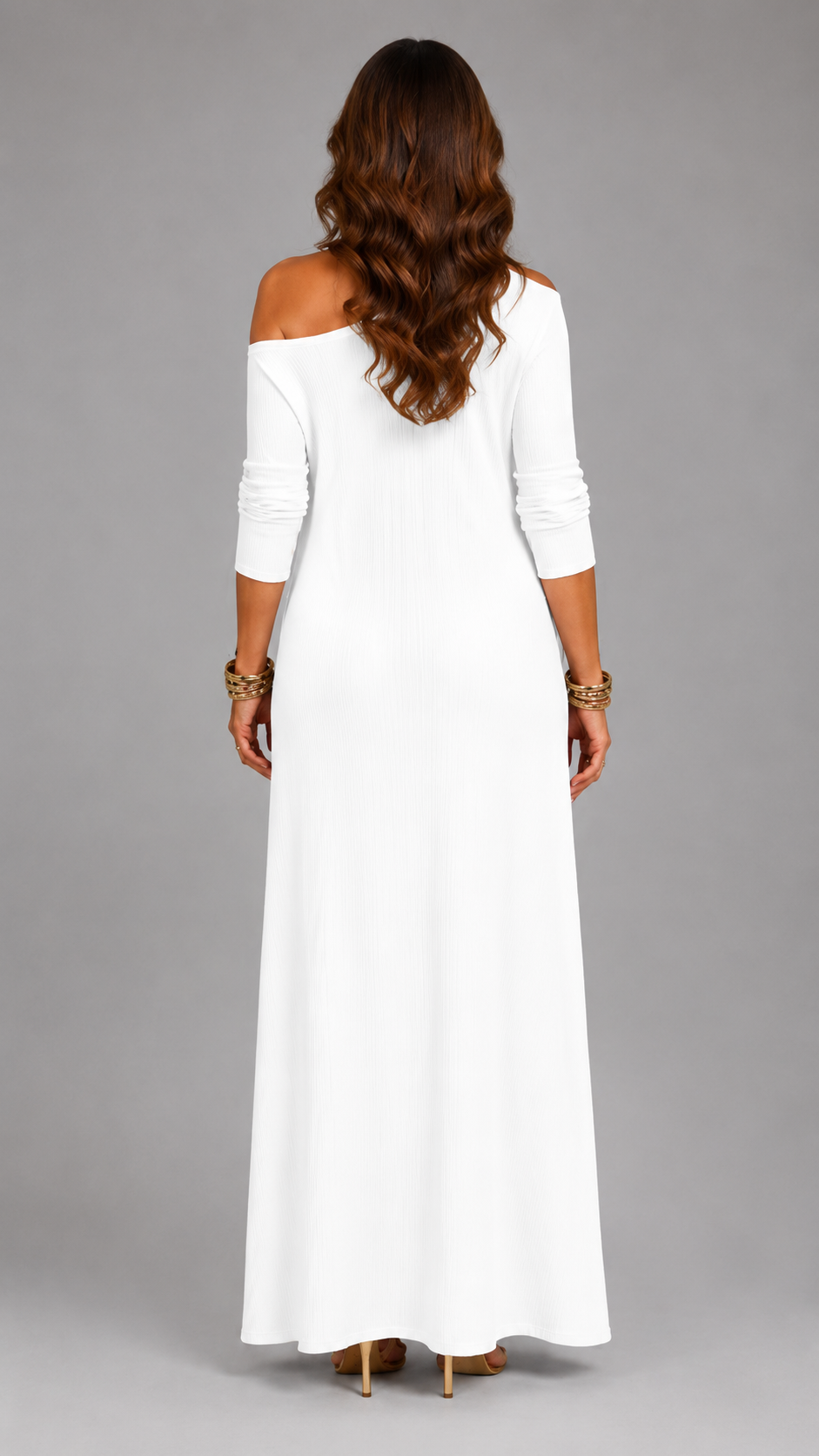 Asterelle | Robe Midi Élégante avec Fente Latérale